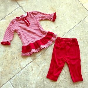 Kissy kissy matching top and pants